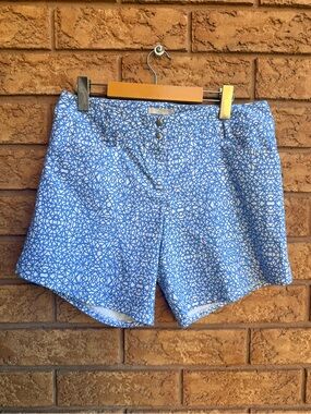 💫4/$25 • Adidas Women's Blue & White Geometric Print Golf Shorts